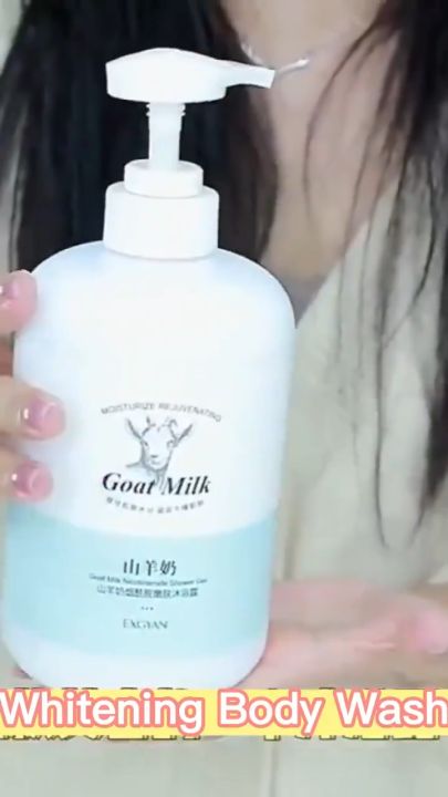 800ML Goat Milk Body Wash Long-Term Whitening Nicotinamide