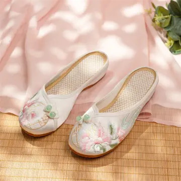 Bead Slip On Chinese Platform Sandals – Shop Lavra