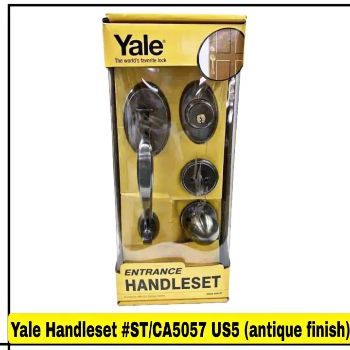 Yale Entrance Handleset Stca5057 Us5 Antique Finish Lazada Ph 3173