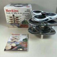 Hawkins Idli Stand for Pressure Cooker, 5-Liter, Small, Metallicขาตั้งทำ ฮอว์กินส์ อิดลี สำหรับหม้ออัดแรงดัน 5 ลิตร ขนาดเล็ก สีเมทัล