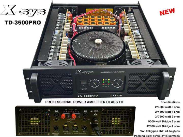 POWER AMPLIFIER X-SYS TD 3500 PRO POWER KLAS TD ORIGINAL | Lazada Indonesia