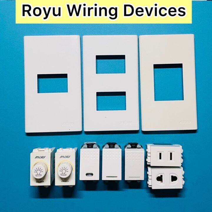Royu wiring devices/switch/outlet/Dimmer switch Lazada PH