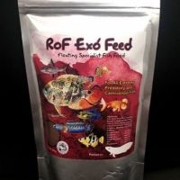 ขายอาหารปลา RoF Exo Feed ชนิดลอยน้ำ 500g.​ Rof.Exo Feed อาหารชนิดลอยน้ำ ขนาดเม็ดกลมเส้นผ่านศูนย์กลาง 1 มม. ขนาดบรรจุ 500g. ซองละ 160 บาท