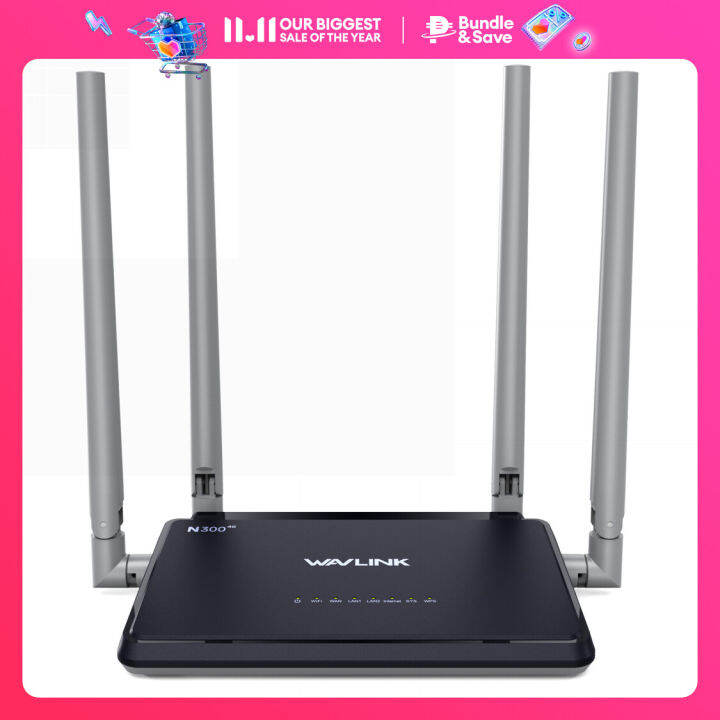 Wavlink N300 4G LTE Sim Card Wireless Wifi Router,Plug And Play 2.4Ghz ...