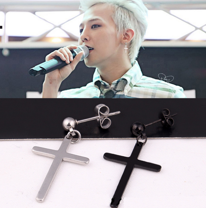 YESASIA GDragon Style  Drian Cartilage Earring Black GROUPSCelebrity  GiftsPHOTOPOSTERMALE STARSGIFTS  GDragon Big Bang Asmama  Korean  Collectibles  Free Shipping  North America Site