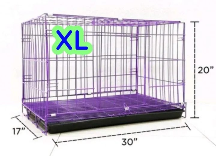 XL DOG CAGE WITH PLASTIC TRAY Lazada PH