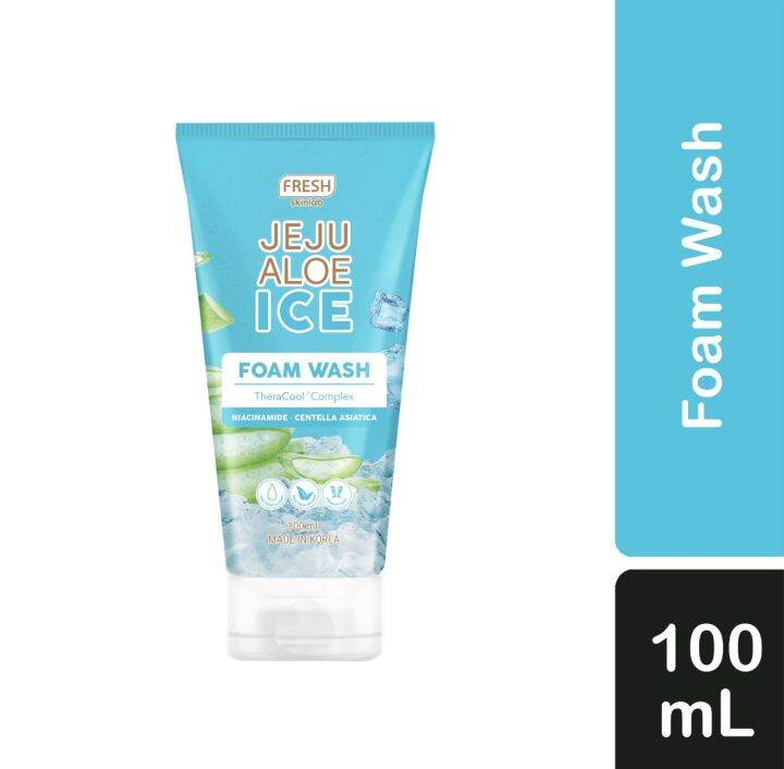 Fresh Jeju Aloe Ice Foam Wash 100ml Lazada PH