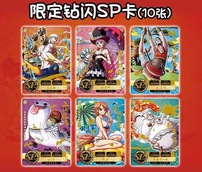 1-spot-18-ซอง-การ์ดวันพีช-one-piece-การ์ดหายาก-การ์ดสะสม-สินค้าโภคภัณฑ์วัสดุ-กระดาษ