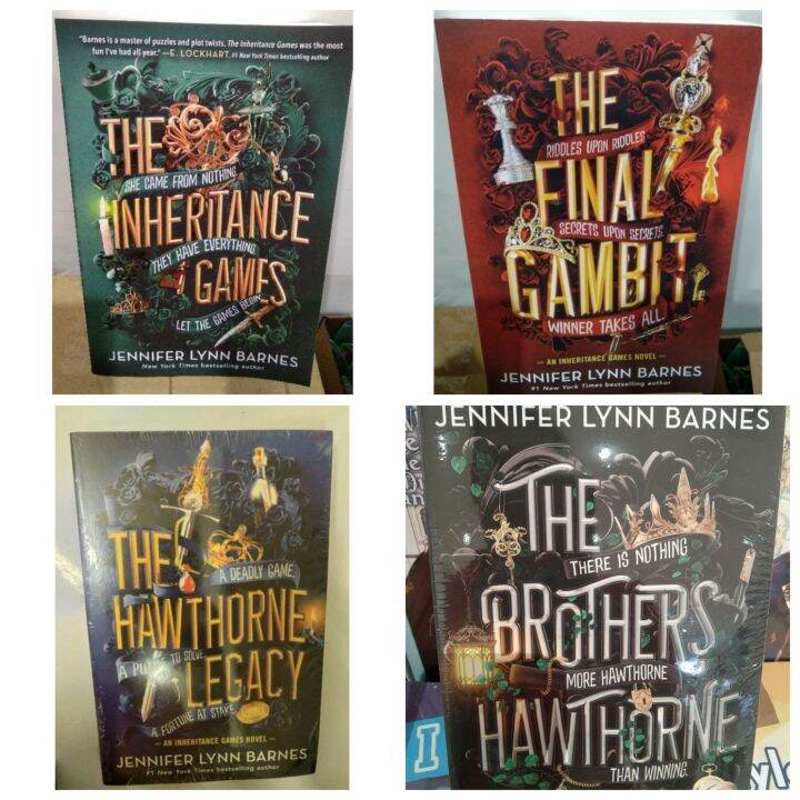 The Inheritance Game/The Final Gambit/The Hawthorne/The brother's ...