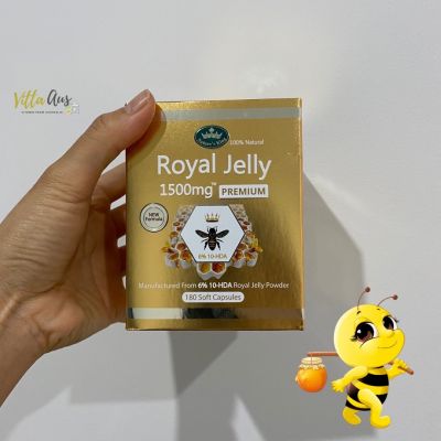 Nature’s King Royal Jelly 1500 mg Premium 180 Soft Capsule