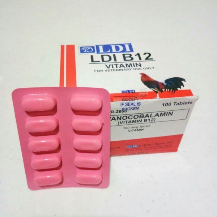 VITAMIN B12 tablet LDI sold '10s Lazada PH