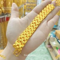 เลสข้อมือ เศษทองคำแท้ หนัก 5 บาท ยาว 6-8 นิ้ว B463 bracelet สร้อยข้อมือทอง เลสข้อมือ สร้อยทอง ทองเหมือนแท้ ทองไม่ลอกไม่ดำ ทองปลอมไม่ลอก เลสทอง