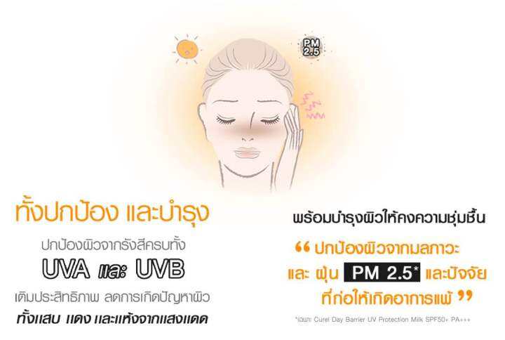 curel-uv-protection-milk-spf50-pa-60ml-คิวเรล-ยูวี-โพรเทคชั่น-มิลค์-เอสพีเอฟ-50-พีเอ-60-มล-สำหรับผิวแพ้ง่าย