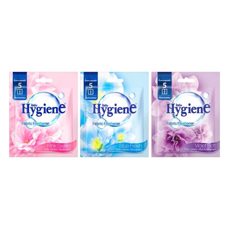 Hygiene ไฮยีน ผลิตภัณฑ์ถุงหอม ขนาด 8 กรัม ✔ขายดี หอมยาวนาน