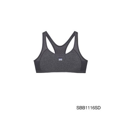 Sabina เสื้อชั้นใน บราสปอร์ตออกกำลังกาย รุ่น SBN SPORT รหัส SBB1116 สีเทาเข้ม