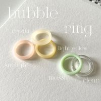 bemy.olaf BubbleRing แหวนมินิมอล แหวนสไตล์เกาหลี แหวนอะคริลิก