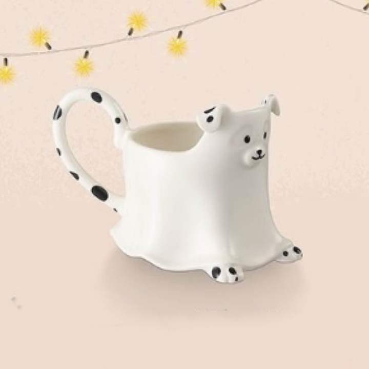 👻Starbucks Dalmatian Ghost Mug 12oz🎃