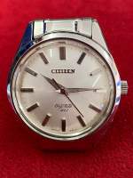 CITIZEN Cujstate 21 JEWELS ระบบไขลาน ตัวเรือนสแตนเลส นาฬิกาผู้ชาย มือสองของแท้