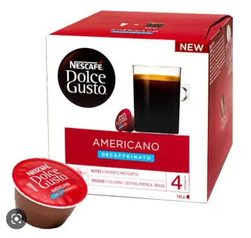 NESCAFE Dolce Gusto Coffee Capsules, Lungo Decaf, Coffee Pods, Makes 16  Servings 