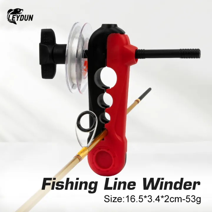 LEYDUN แบบพกพาสายตกปลา Winder Spooler Fishing Reels เครื่องมือเครื่อง