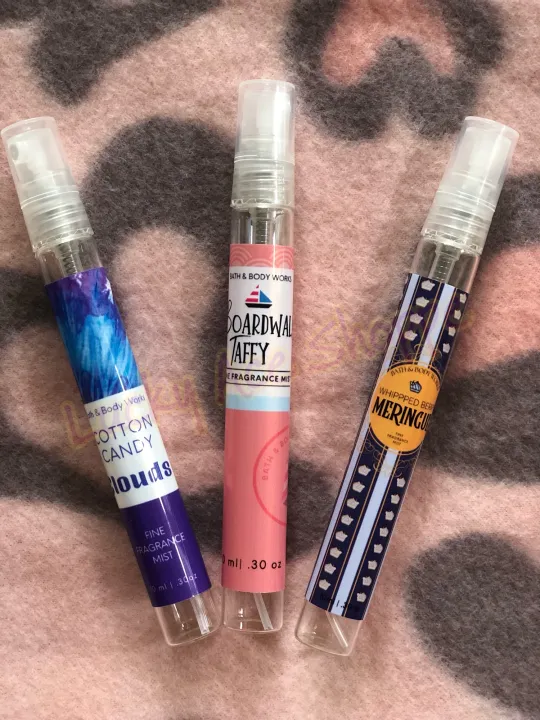 Bath and Body Works 10ml decant Cotton Candy Clouds Boardwalk Taffy