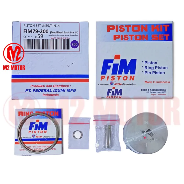 PISTON KIT VARIO 125 MENTAH FIM (FIM79) 200 Lazada Indonesia