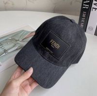 พร้อมส่ง‼️หมวก Fendi Roma Patch Baseball Cap in Denim