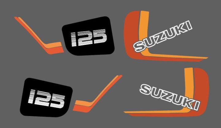 logic-sticker-สติกเกอร์-ถังน้ำมัน-กระเป๋าข้าง-suzuki-ts-125-erz-ต้องการเปลี่ยนสีแจ้งทางแชท