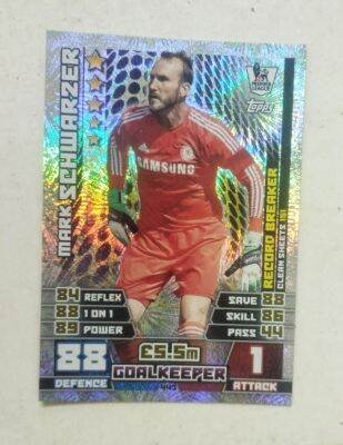 Card football Matchattax 2014/15 Mark Schwarzer