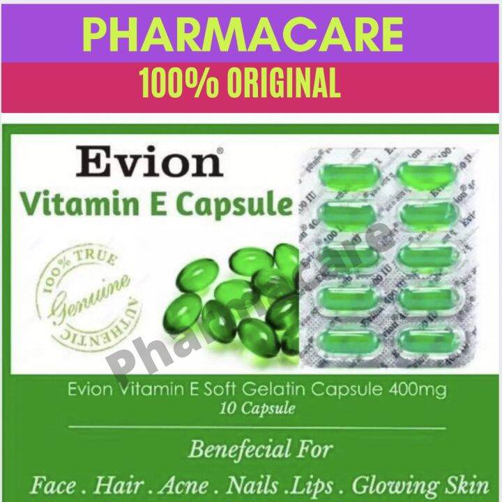 Evion Vitamin E Oil Skin and Hair (1 strip/10 Capsules) | Expired 2023 | Lazada Evion Vitamin E Oil Skin and Hair (1 strip/10 Capsules) | Expired 2023 | Lazada