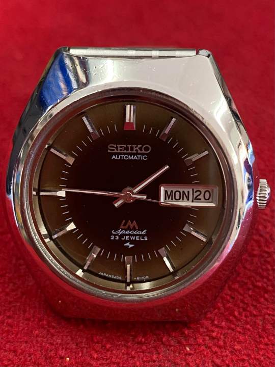 seiko-automatic-lm-special-23-jewels-หน้าปัดทูโทน-ตัวเรือนสแตนเลส-นาฬิกาผู้ชาย-มือสองของแท้