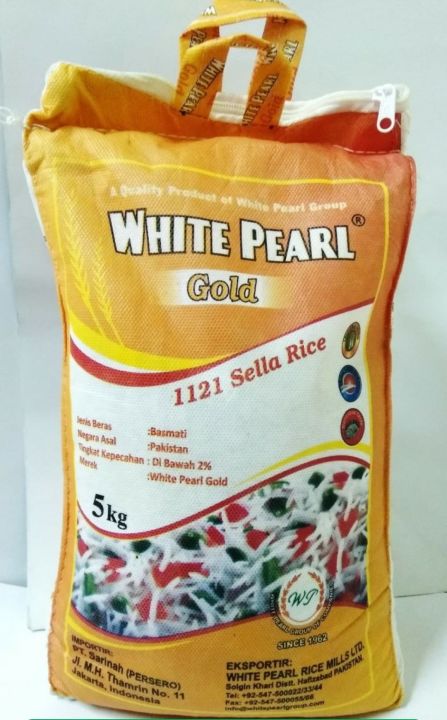 Basmati Beras 5 Kg White Pearl Beras Premium Asli India Lazada Indonesia 0443