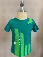 CJCH-T014 เสื้อยืดเด็ก ลายจรเข้ สีเขียว T-shirt for kids