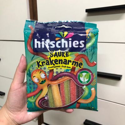 Hitschler Hitschies Saure Krakenarme Fruit Gum เยลลี่เคี้ยวหนึบนำเข้าจากเยอรมันนี