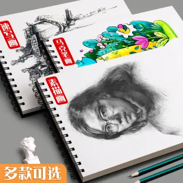A4/8k Thickened Sketchbook Student Art Painting Drawing Paper