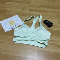 ❌Sold/ขายแล้วค่ะ❌ [Sz. S] Wakingbee Signature Sport Bra Mint สปอร์ตบรา สำหรับใส่ออกำลังกาย สีเขียวมิ้นต์ ฟิตเนส โยคะ วิ่ง เสื้อผ้าออกกำลังกาย เสื้อผ้ากีฬา waking bee