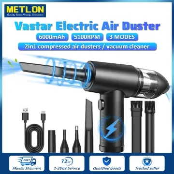 Compressed Air Duster, Electric Air Duster, 6000mah Rechargeable, Air  Dusters For Computers Keyboar