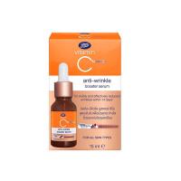 BOOTS VITAMIN C บู๊ทส์ วิตามิน ซี แอดวานซ์ พลัส แอนตี้-ริงเคิล บูสเตอร์ ซีรั่ม 15มล