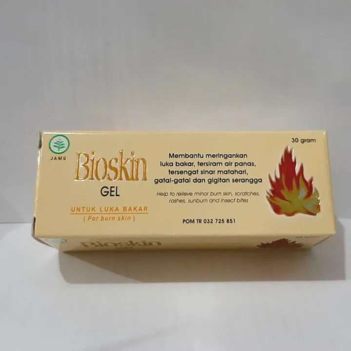 Bioskin Gel 30gr Salep Luka Bakar Lazada Indonesia