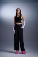 Ahalf - Belted straight leg trousers กางเกงขายาวทรงสวยมีเข็มขัดในตัว