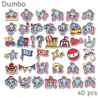 สติ๊กเกอร์ Dumbo 414 ดัมโบ้ 40ชิ้น ช้าง ดัมโบ สติ้กเกอร์ ช้างดัมโป้ ดัมโบ่ ดิสนีย์ Disney คิตตี้ สัตว์ การ์ตูน เด็ก Mymelody คิตตี้ Hello kitty การ์ตูน ตุ๊กตา ไดโนเสาร์ สัตว์ ตุ๊กตา เด็ก ช้าง