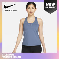 Nike Womens Dri-fit Swoosh Tank - Diffused Blue