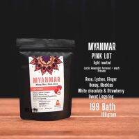 ?7.7ใช้โค้ดลด15% กาแฟโปรเสทพิเศษพม่าคั่วอ่อน Myanma shanstate Pink lot หอม กุหลาบ ลิ้นจี่ 100g 199bath