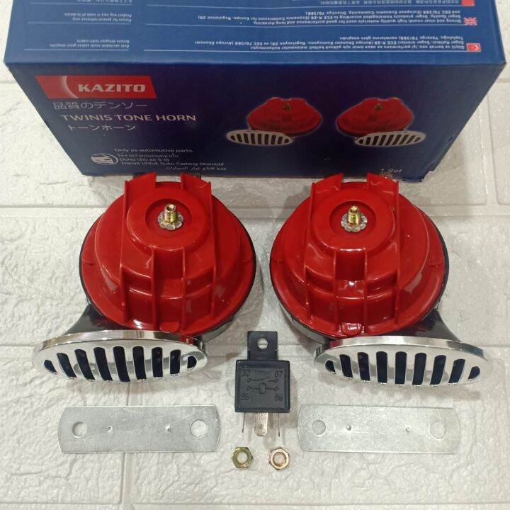 Klakson Keong Double Waterproof Anti Air Free Relay Klakson Motor Dan