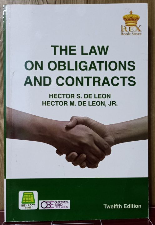 THE LAW ON OBLIGATIONS AND CONTRACTS (2021 EDITION) By DE LEON | Lazada PH