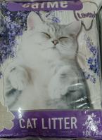 ทรายแมว ยี่ห้อ CAT Me CAT Litter Lavender กลิ่นลาเวนเดอร์ ขนาด10ลิตร (1ถุง)