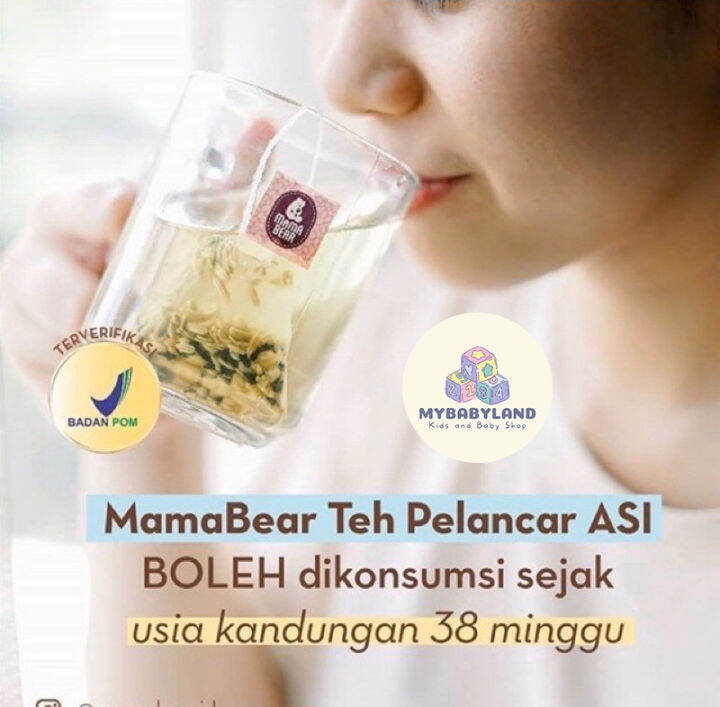 Mama Bear Teh Pelancar Asi / MamaBear Asi Booster Tea (1 Box/20 Sachet ...