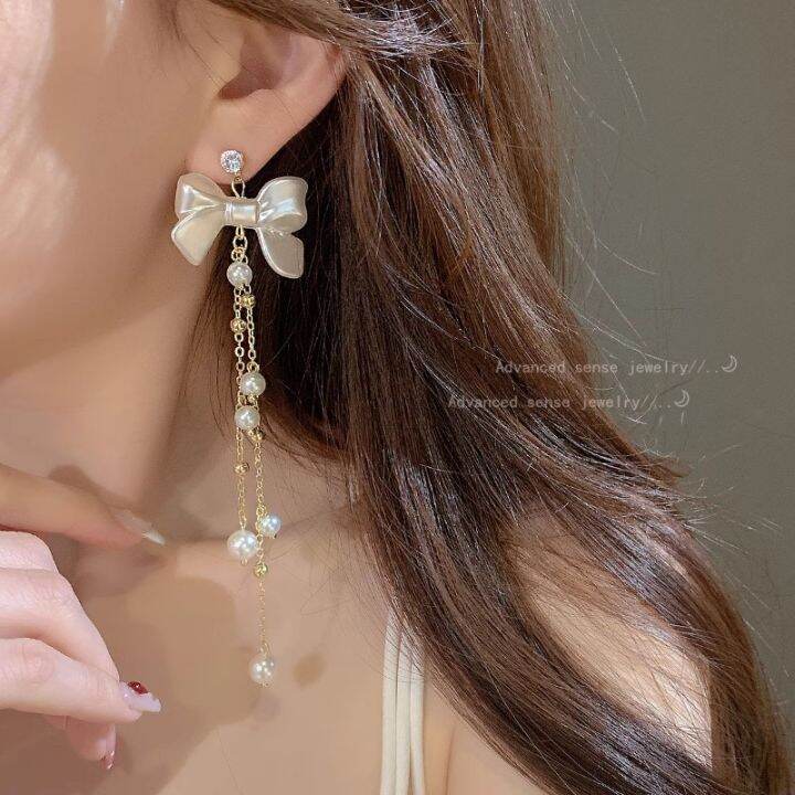 Fancy hot sale tassel earrings