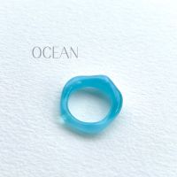 bemy.olaf OceanRing แหวนอะคริลิก แหวนสไตล์เกาหลี แหวนมินิมอล