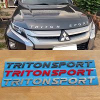 โลโก้ TRITON SPORT 3D ตัวหนังสือฝากระโปรงหน้า